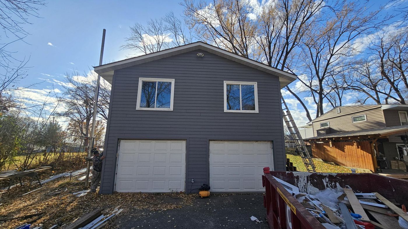 After: new LP siding and trim